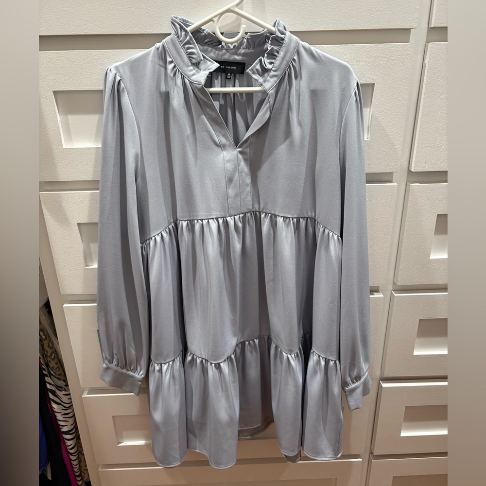 En Saison Light Blue Gray Dress